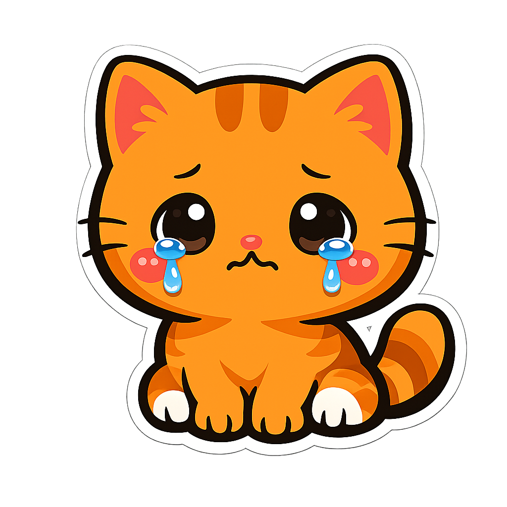 Sad cat